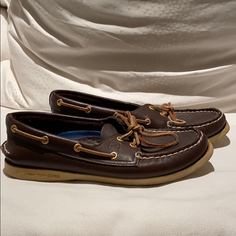 Women’s Brown Sperry Top-Sider Boat Shoes Size 7